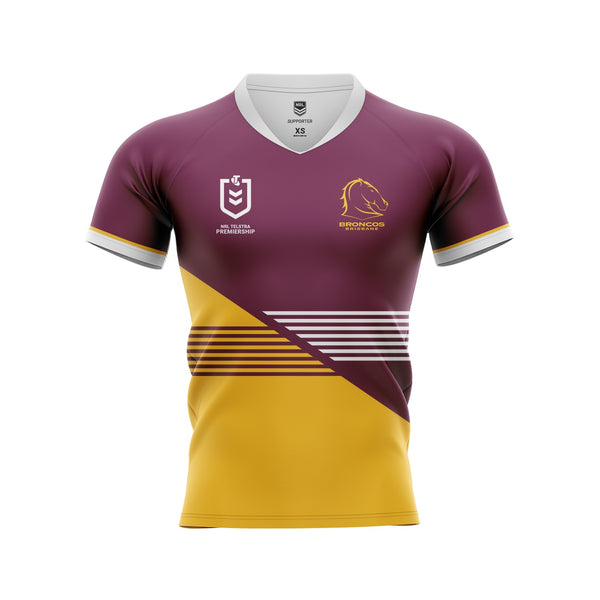 Brisbane Broncos NRL Mens Adults Replica Jerseys