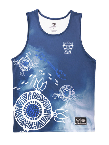 Geelong Cats AFL Mens Indigenous Tee