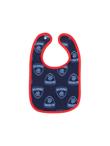 Melbourne Demons Babies Infants 2 Pack Bib Set