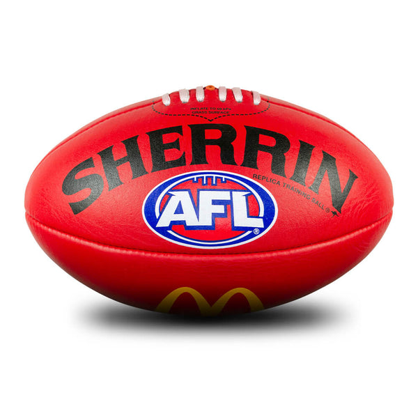 Sherrin Official AFL Replica Training Football Leather McDonalds