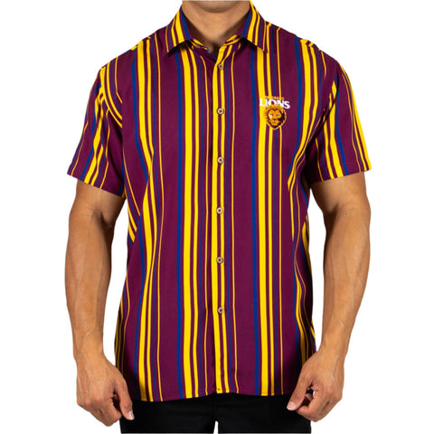 Brisbane Lions AFL Footy Mens Adults Sorrento Party Shirt