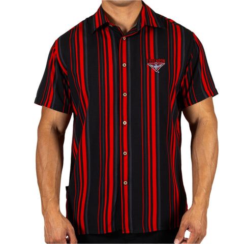 Essendon Bombers AFL Footy Mens Adults Sorrento Rayon Party Shirt