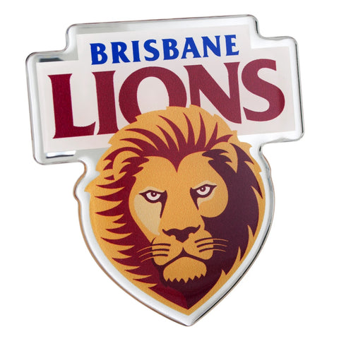 Brisbane Lions Premium Chrome Decal Sticker