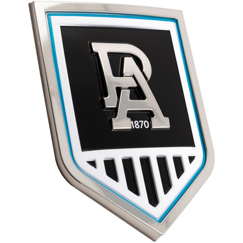 Port Adelaide Power 3D Peel-N-Stick Chrome Car Badge