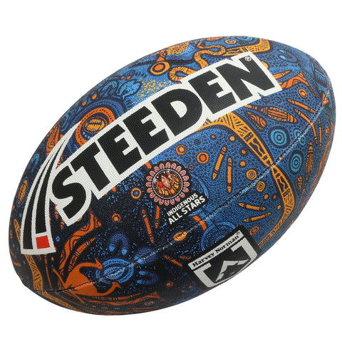 Steeden NRL Indigenous All Stars Supporter Football Rugby League Ball