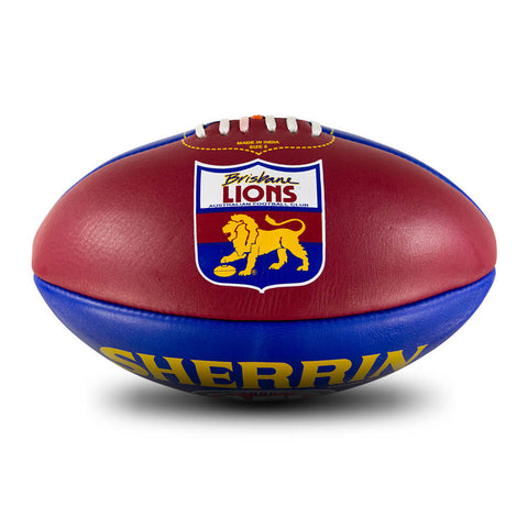 Brisbane Lions Sherrin Leather Football size 5