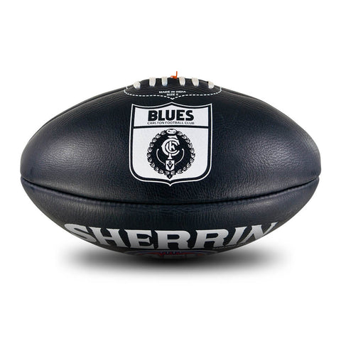 Carlton Blues Sherrin Leather Football size 5