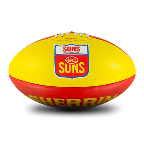 Gold Coast Suns Sherrin Leather Football size 5