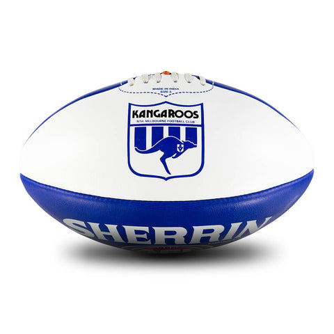 North Melbourne Kangaroos Sherrin Leather Football size 5