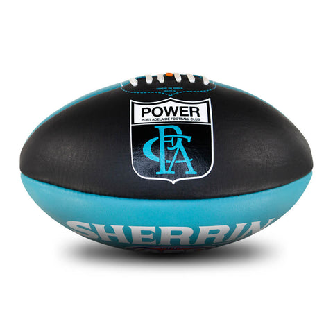 Port Adelaide Power Sherrin Leather Football size 5