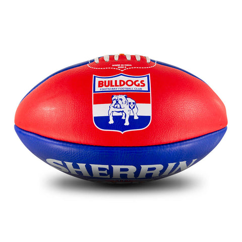 Western Bulldogs Sherrin Leather Football size 5