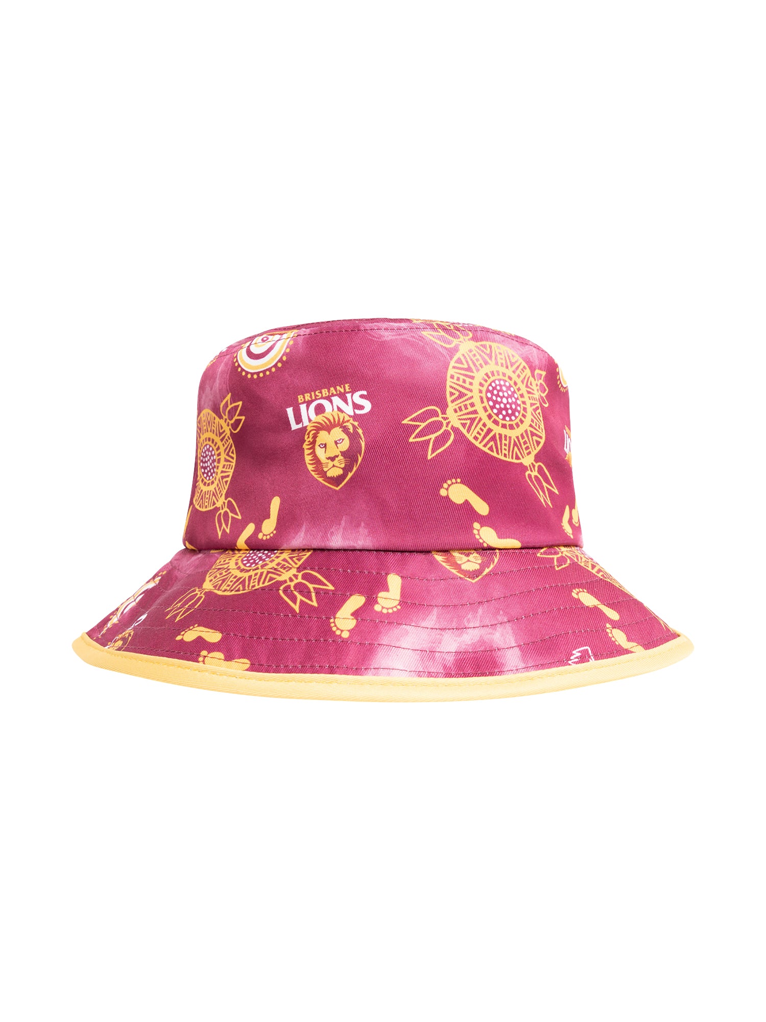 Brisbane Lions Mens Adults Indigenous Bucket Hat