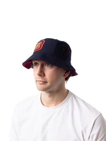 Brisbane Lions Mens Adults Letter Graphic Bucket Hat