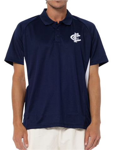 Carlton Blues Mens Adults Active Polo Shirt