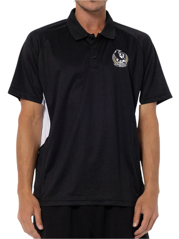 Collingwood Magpies Mens Adults Active Polo Shirt