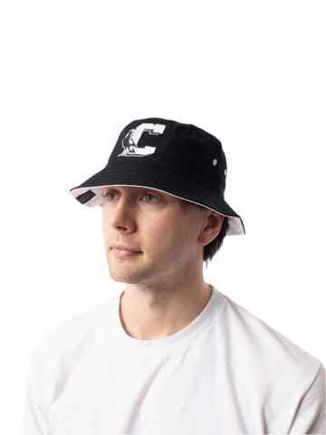 Collingwood Magpies Mens Adults Letter Graphic Bucket Hat