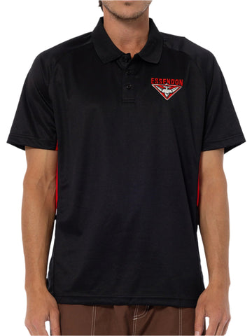 Essendon Bombers Mens Adults Active Polo Shirt