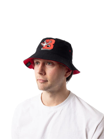 Essendon Bombers Mens Adults Letter Graphic Bucket Hat