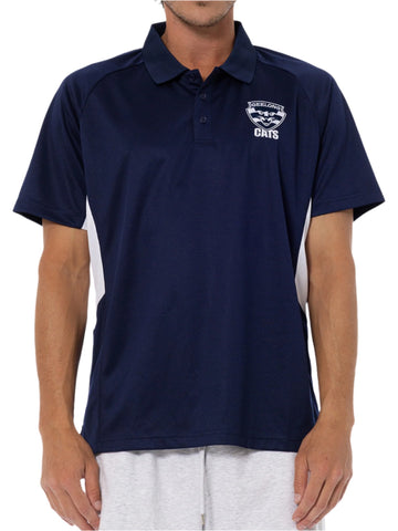 Geelong Cats Mens Adults Active Polo Shirt