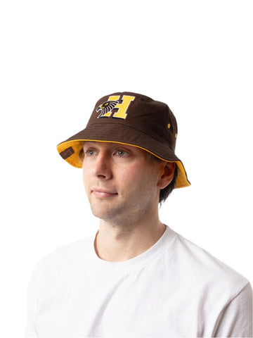 Hawthorn Hawks Mens Adults Letter Graphic Bucket Hat