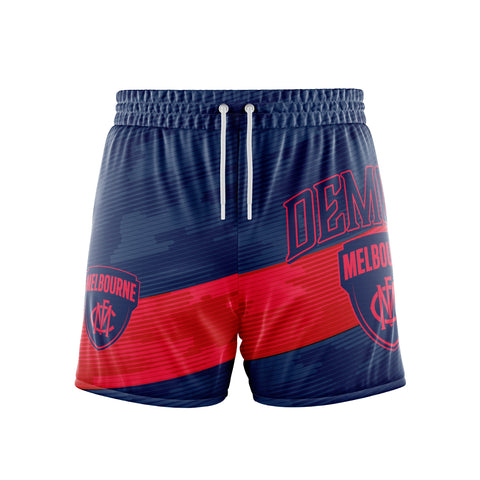 Melbourne Demons Youth Kids Barrel Boardies Board Shorts