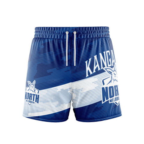 North Melbourne Kangaroos Youth Kids Barrel Boardies Board Shorts