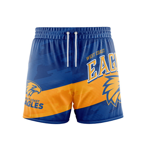 West Coast Eagles Youth Kids Barrel Boardies Board Shorts