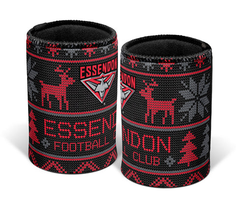 Essendon Bombers Christmas Ugly Can Cooler