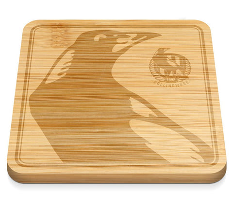 Collingwood Magpies Bamboo Cheese Board