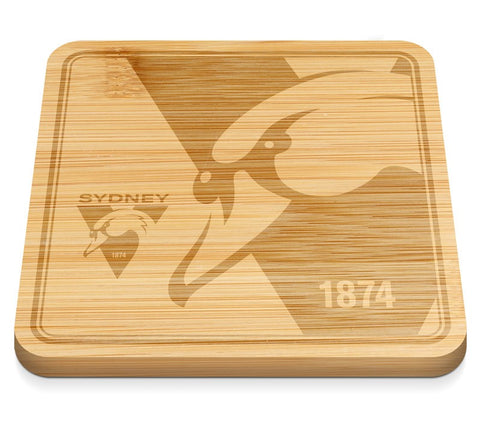 Sydney Swans Bamboo Cheese Board