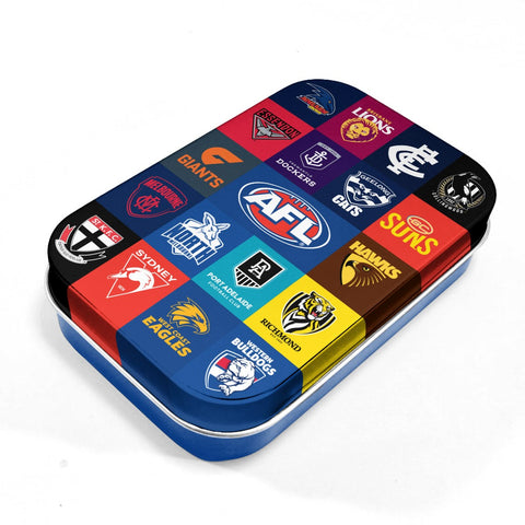 AFL All Teams Tin Storage Box