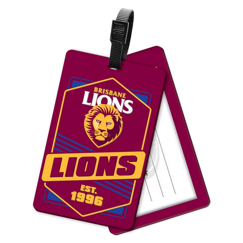 Brisbane Lions Rubber Luggage Bag Tag