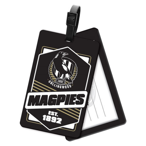 Collingwood Magpies Rubber Luggage Bag Tag