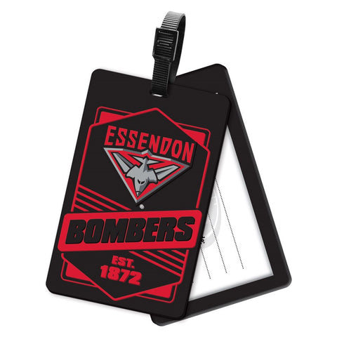 Essendon Bombers Rubber Luggage Bag Tag