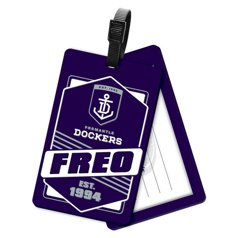 Fremantle Dockers Rubber Luggage Bag Tag