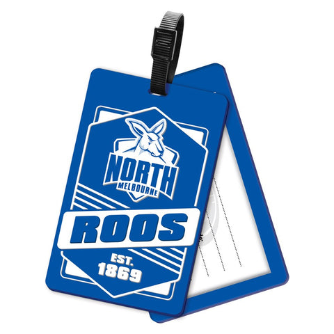 North Melbourne Kangaroos Rubber Luggage Bag Tag