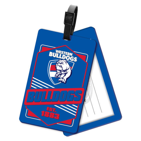 Western Bulldogs Rubber Luggage Bag Tag