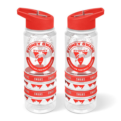 Sydney Swans Tritan Bottle with Rubber Bands