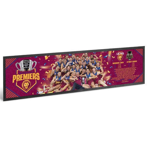 Brisbane Lions 2024 Premiers Team Image Bar Runner PH2