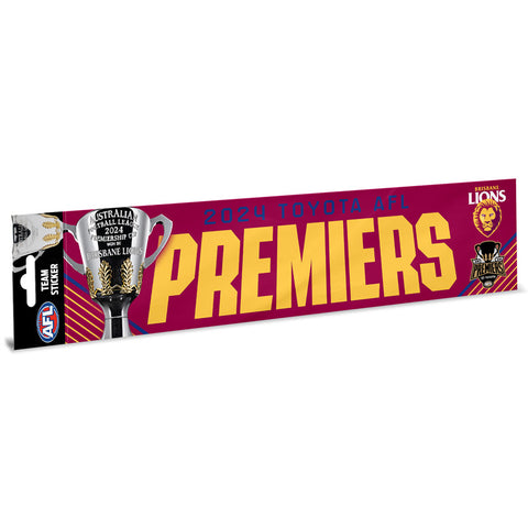 Brisbane Lions 2024 Premiers Bumper Sticker PH1