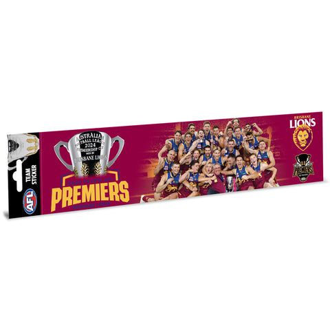 Brisbane Lions 2024 Premiers Team Image Bumper Sticker PH2