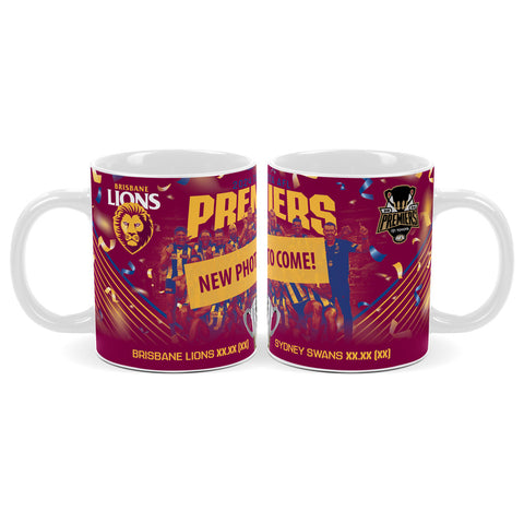 PREORDER - Brisbane Lions 2024 Premiers Team Image Mug PH2