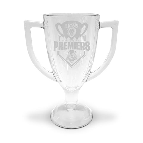 PREORDER - Brisbane Lions 2024 Premiers Trophy Glass PH2