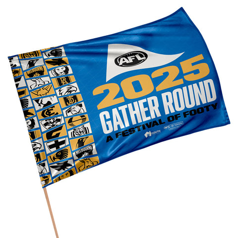 AFL Gather Round 2025 Game Day Flag