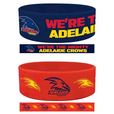 Adelaide Crows Set of 2 Supporter Wristbands