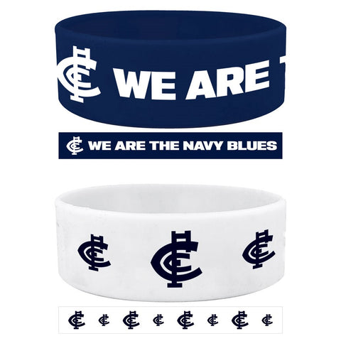 Carlton Blues Set of 2 Supporter Wristbands