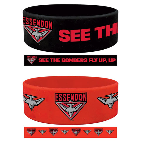 Essendon Bombers Set of 2 Supporter Wristbands