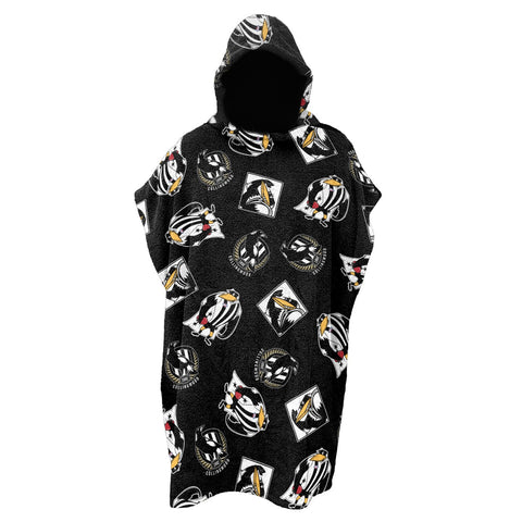 Collingwood Magpies Kids Youth Hooded Beach Towel