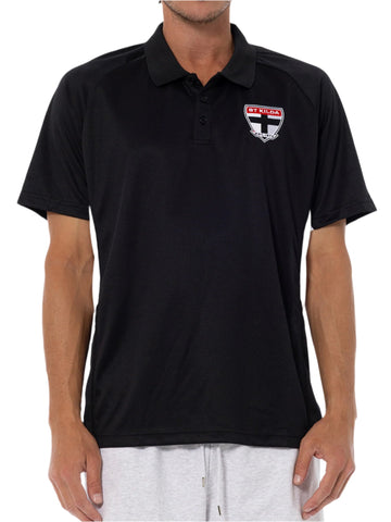 St Kilda Saints Mens Adults Active Polo Shirt