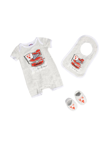 Sydney Swans Baby Infants Footy Fan Romper Bib Booties Gift Set